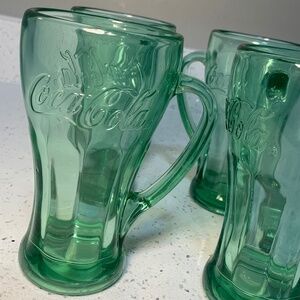 Genuine Glass Coca-Cola cups
